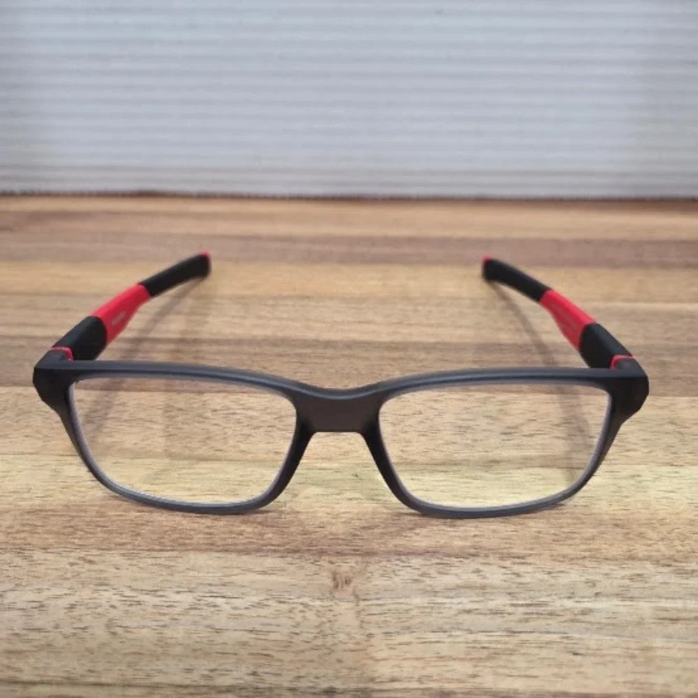 Oakley Field Day Boys Eyeglasses Satin Grey Smoke Youth Kid FRAMES ONLY w/ Case